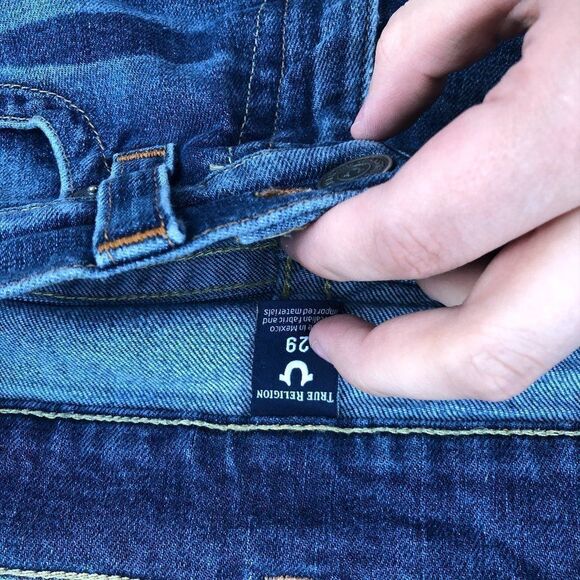 True Religion Jeans Size 29 RICKY Blue - Picture 6 of 10